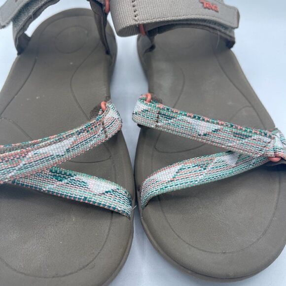 Teva Sandals Strappy Adjustable Hiking Outdoor 6 - Picture 3 of 7